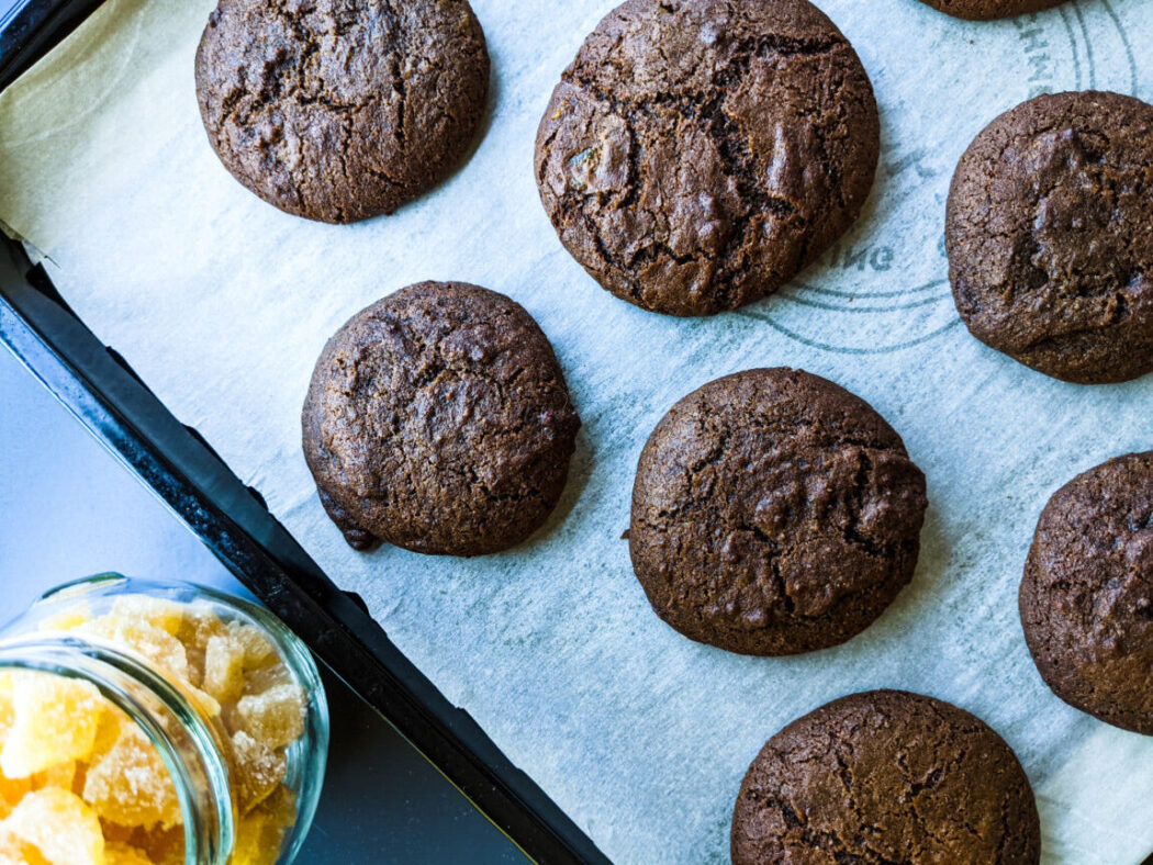 Double Ginger Molasses Cookies