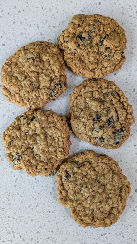 multiple cherry oatmeal cookies